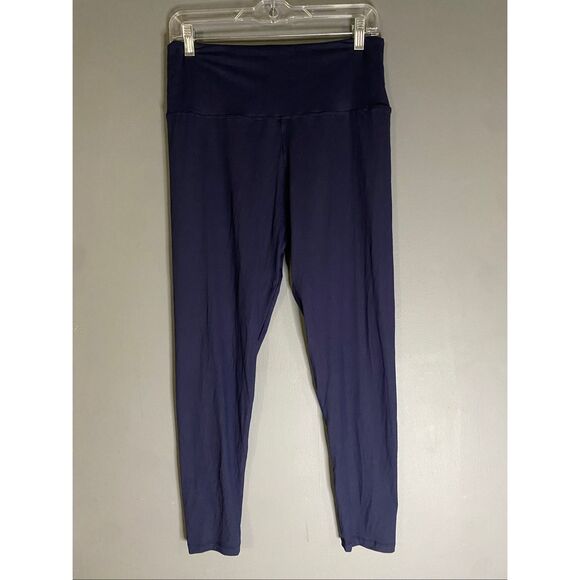 Amazon Navy High Waisted Full Length Leggings Size XXL NWOT - Picture 1 of 5